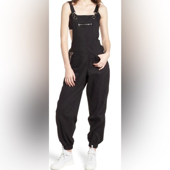 I.AM.GIA Cobra Jumpsuit Black  Overalls Cargo Carpenter Streetwear Goth Y2k XS - Picture 7 of 7